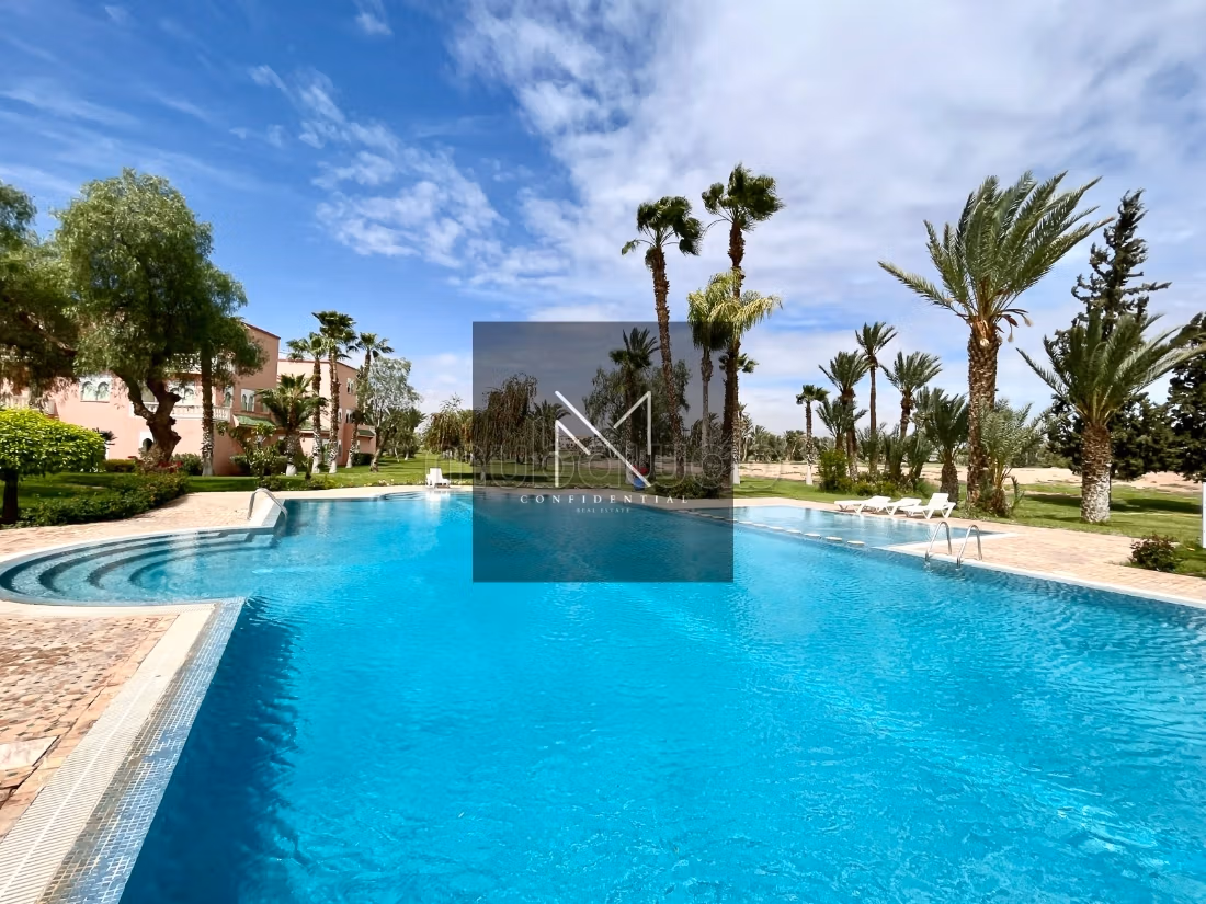 Prestigious Garden-Level Apartment- Golf-Palmeraie Marrakech